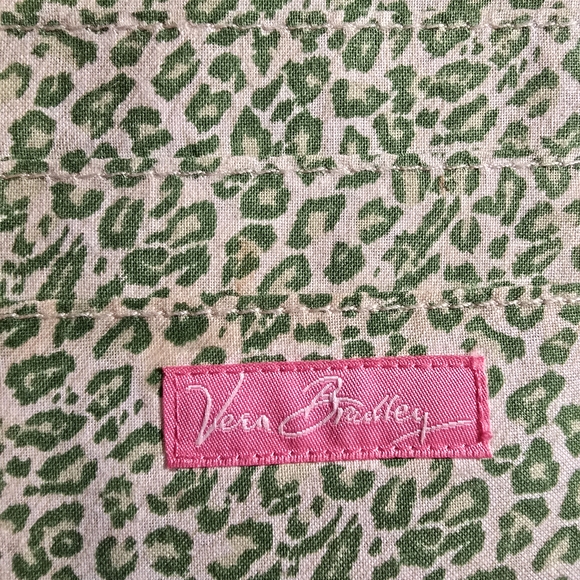 Authentic Vera Bradley zip-around travel wallet in a vibrant floral pink and gre - Picture 10 of 11